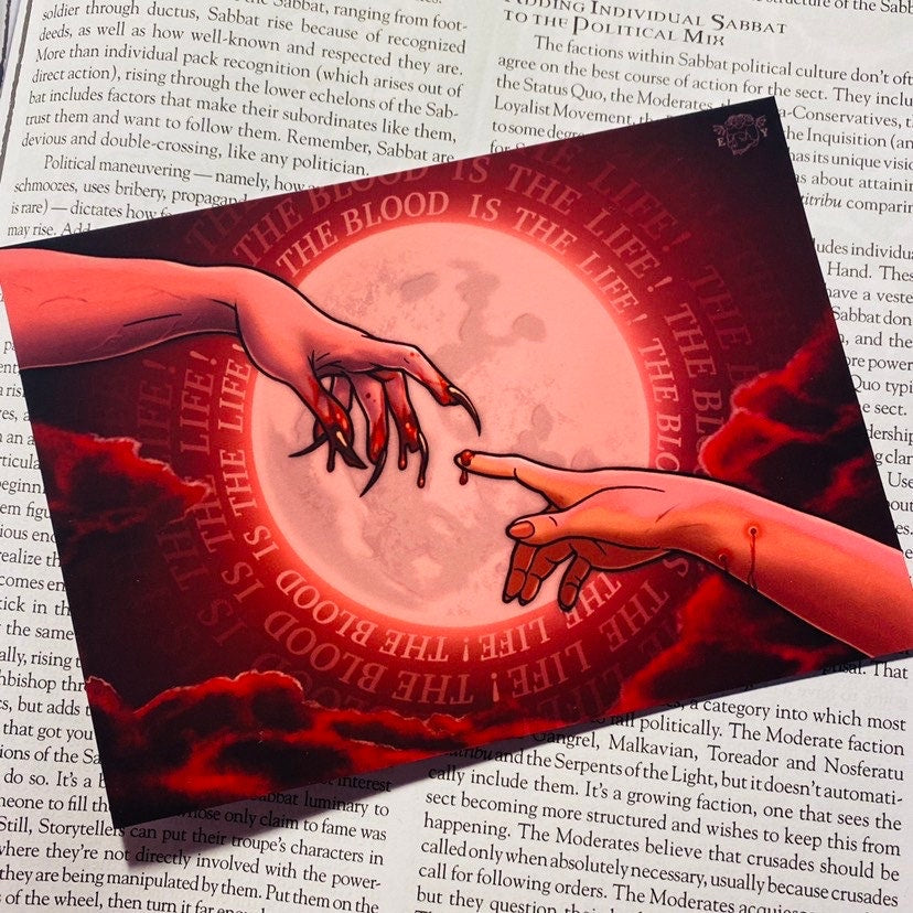 The Blood Is The Life - A6 Print