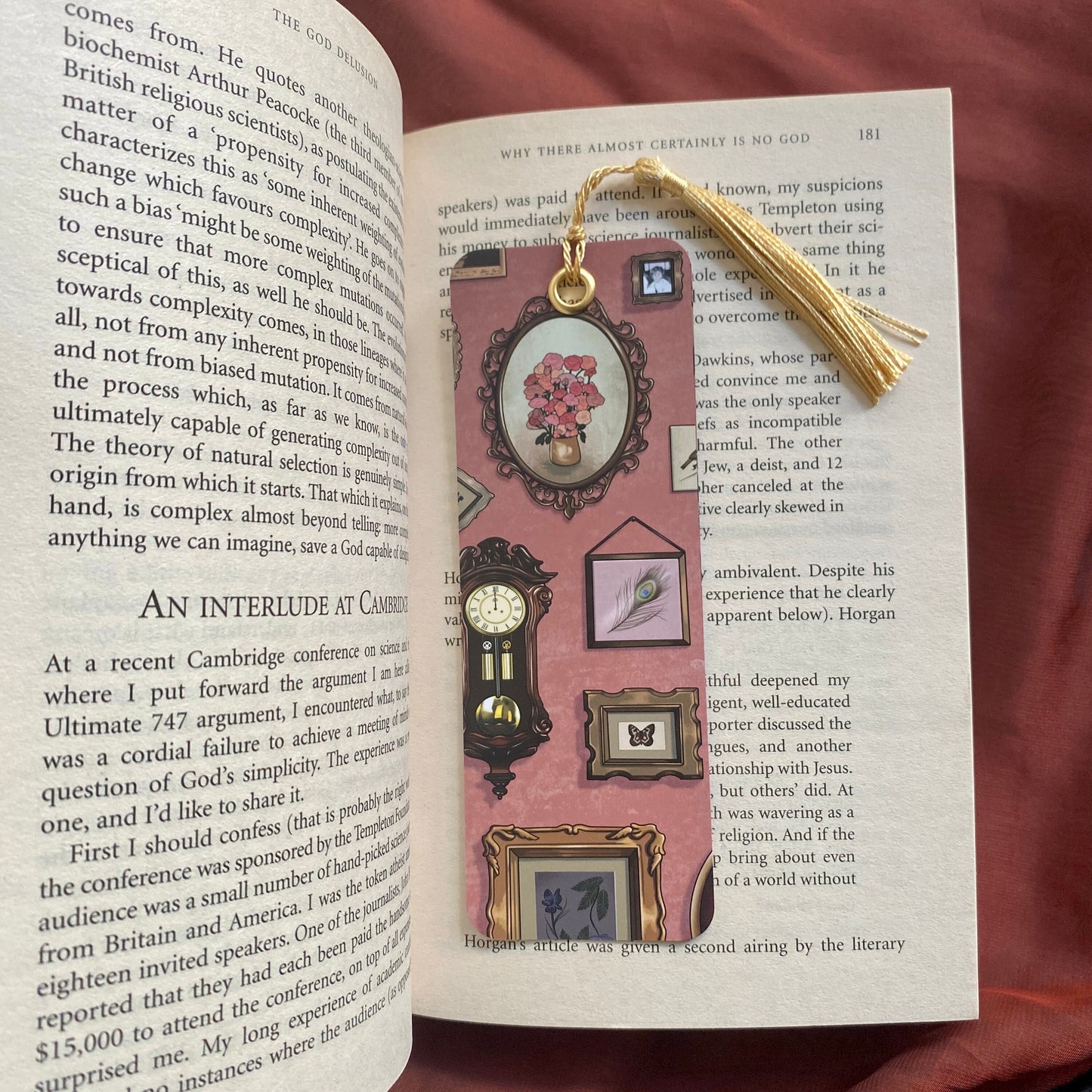 Antique Love - Gothic Vintage Aesthetic Bookmark
