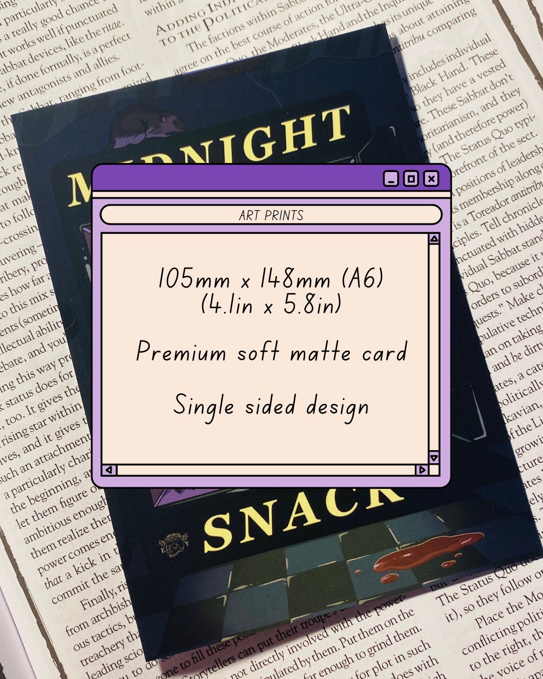 Midnight Snack - A6 Print