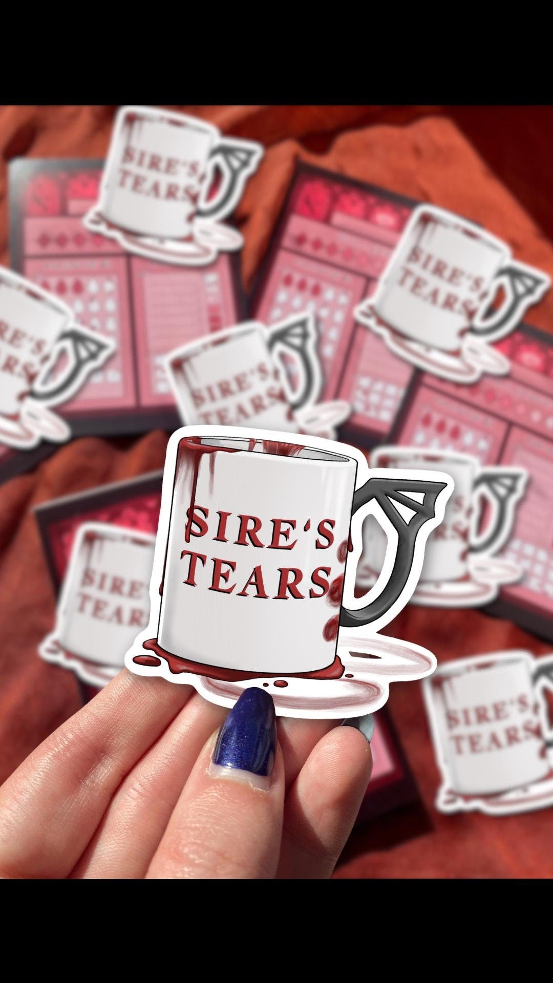Sire's Tears - Vampire Sticker