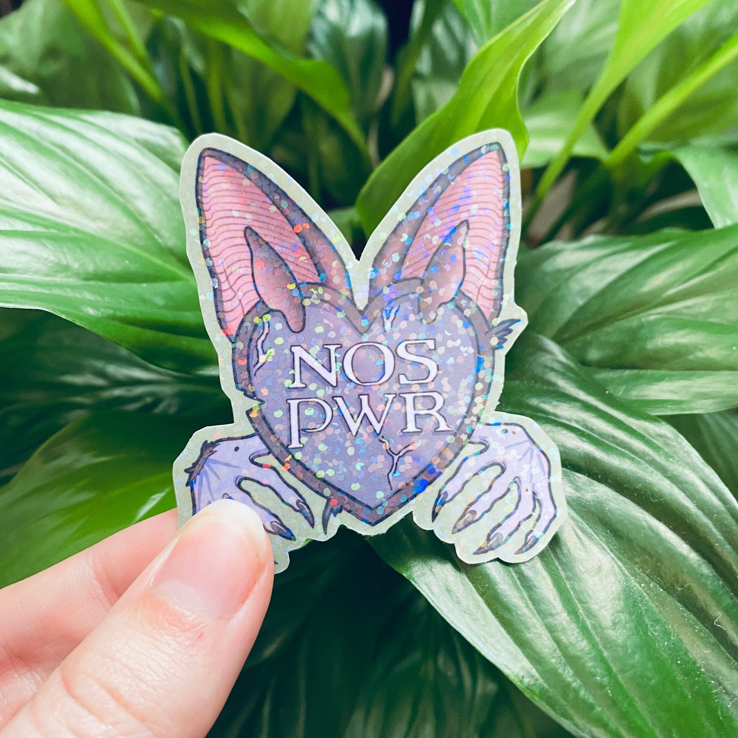 NOS PWR Sticker (Holographic)