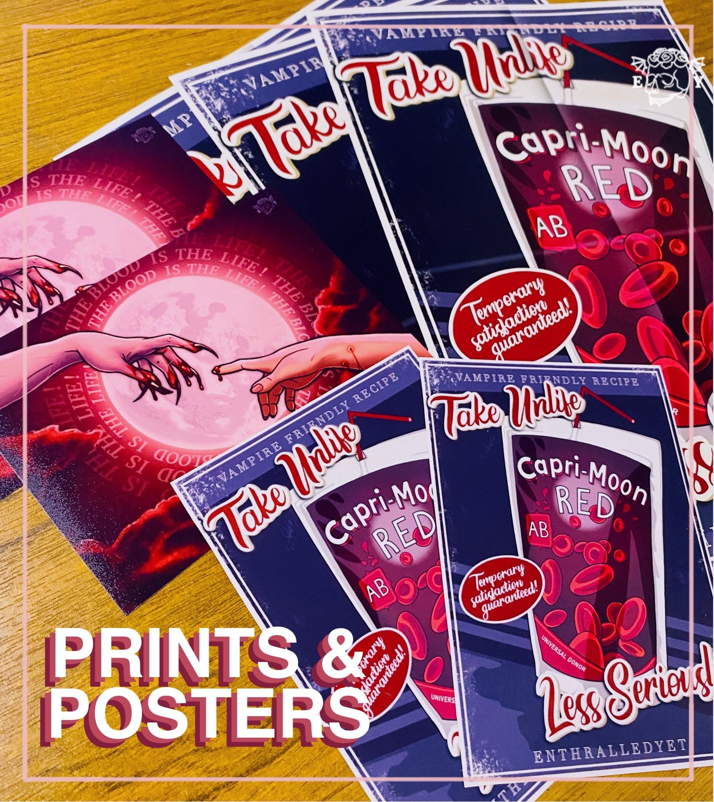 The Blood Is The Life (A6 Postcard Print)