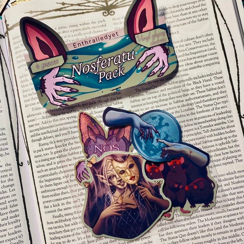Nosferatu Sticker Pack (4pcs)