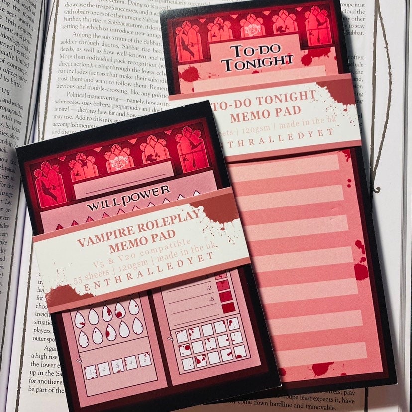 Notre Damn'd - Gothic Notepad Set
