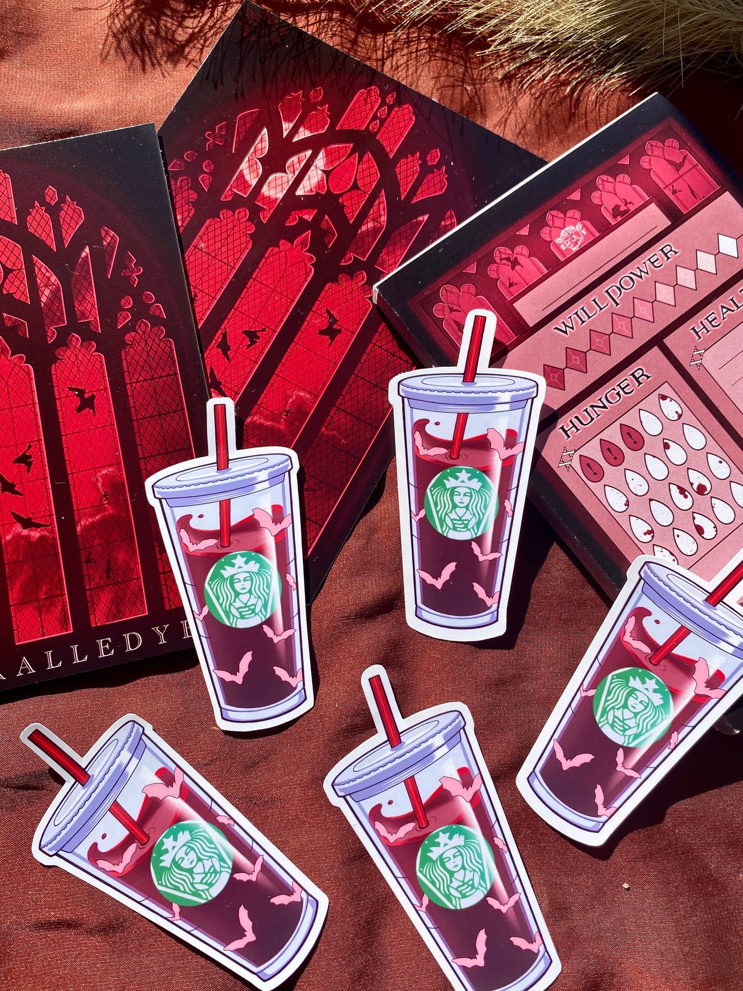 Starfangs Coffee - Vampire Gothic Sticker