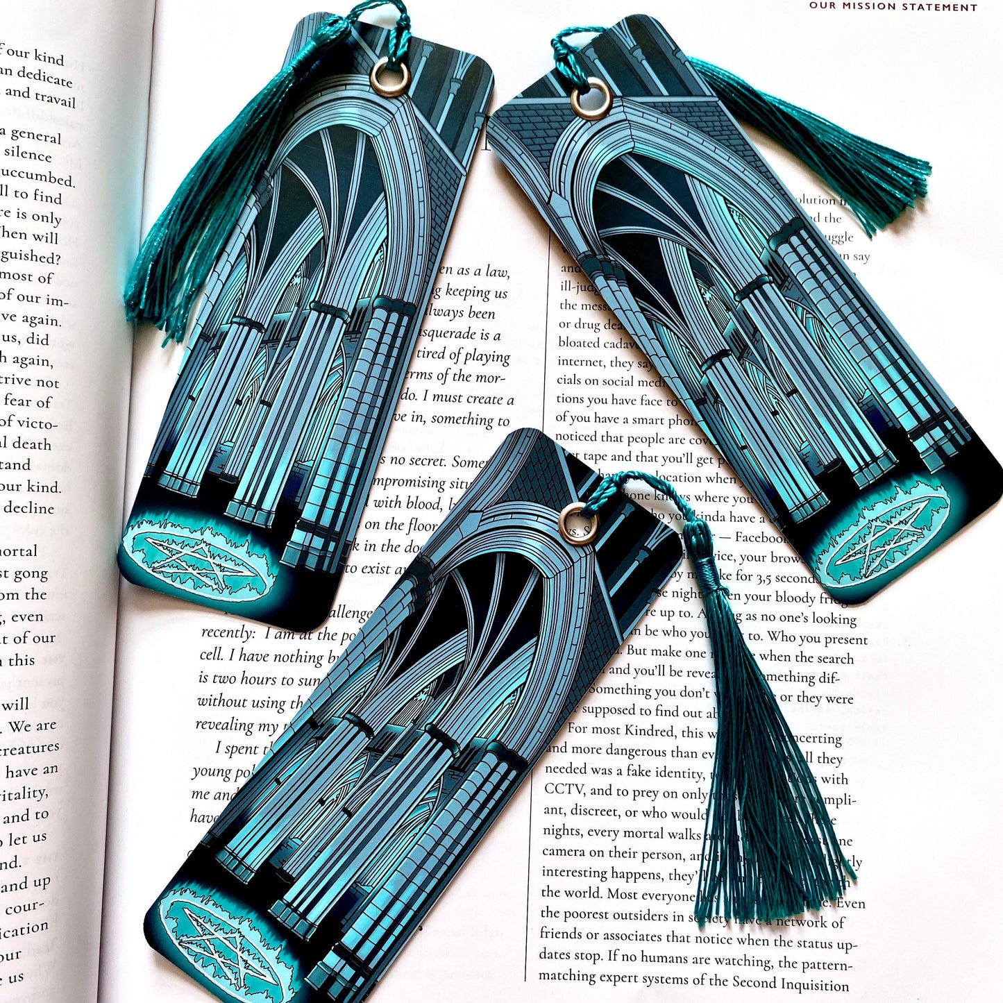 The Sanctum - Gothic Vampire Witchy Bookmark
