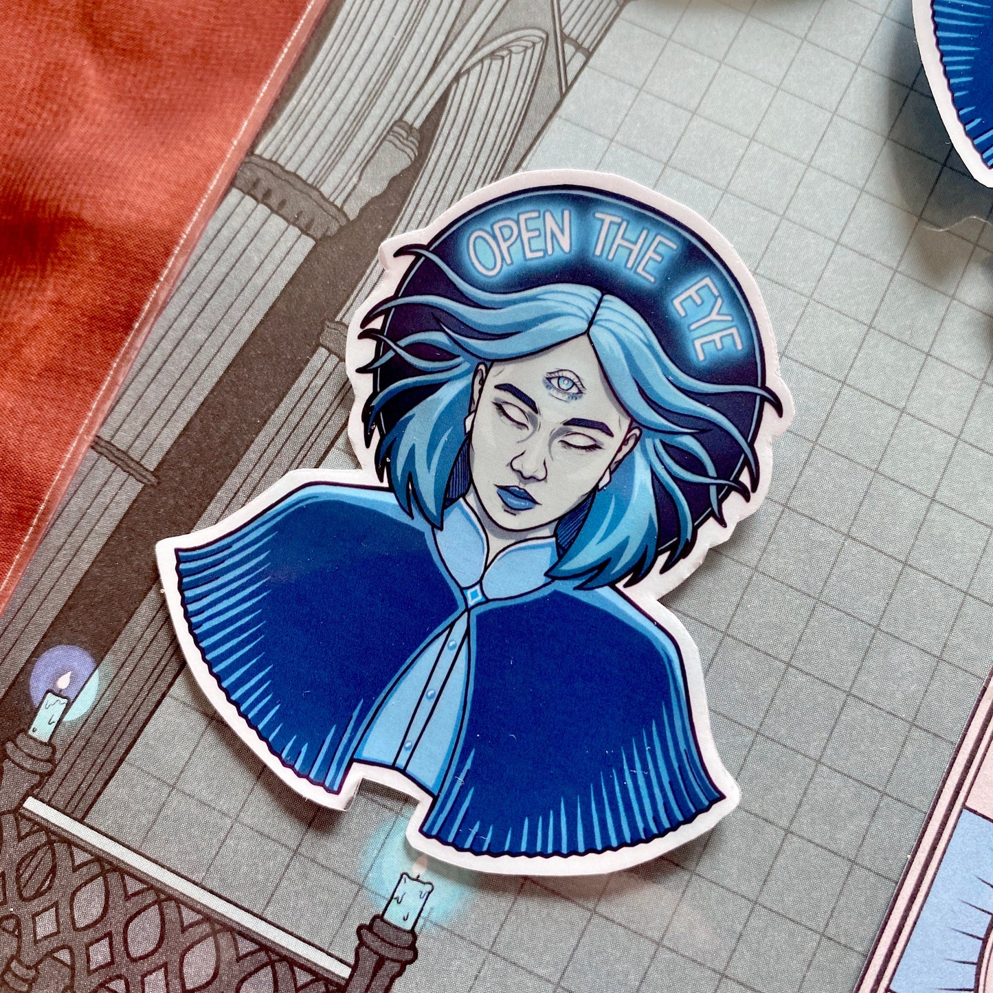 Open the Eye - Arcane Witchy Gothic Sticker