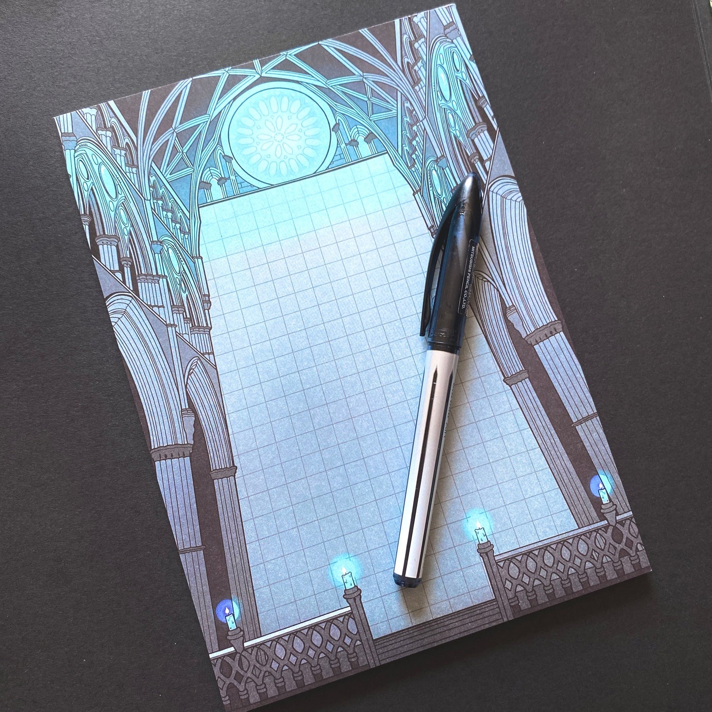 Sanctum Notepad - Dark Academia Gothic Magic Memo Pad