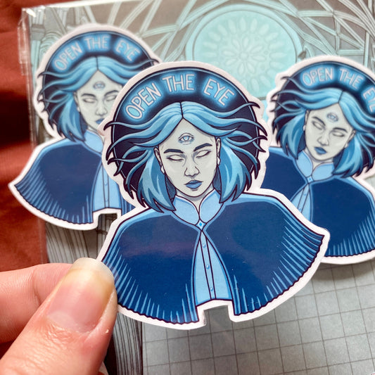 Open the Eye - Arcane Witchy Gothic Sticker