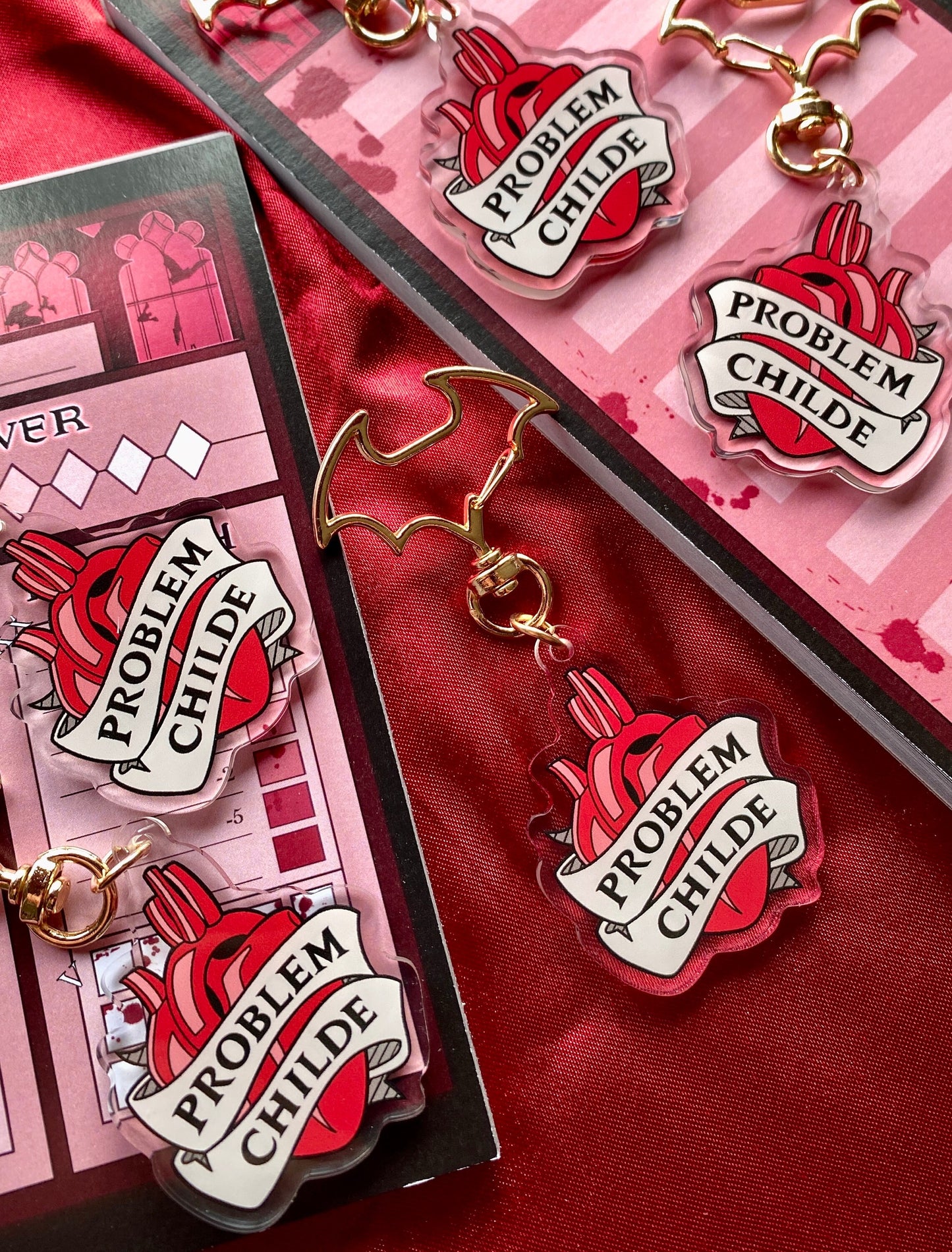 Problem Childe Keychain - Vampiric Gothic Keychain