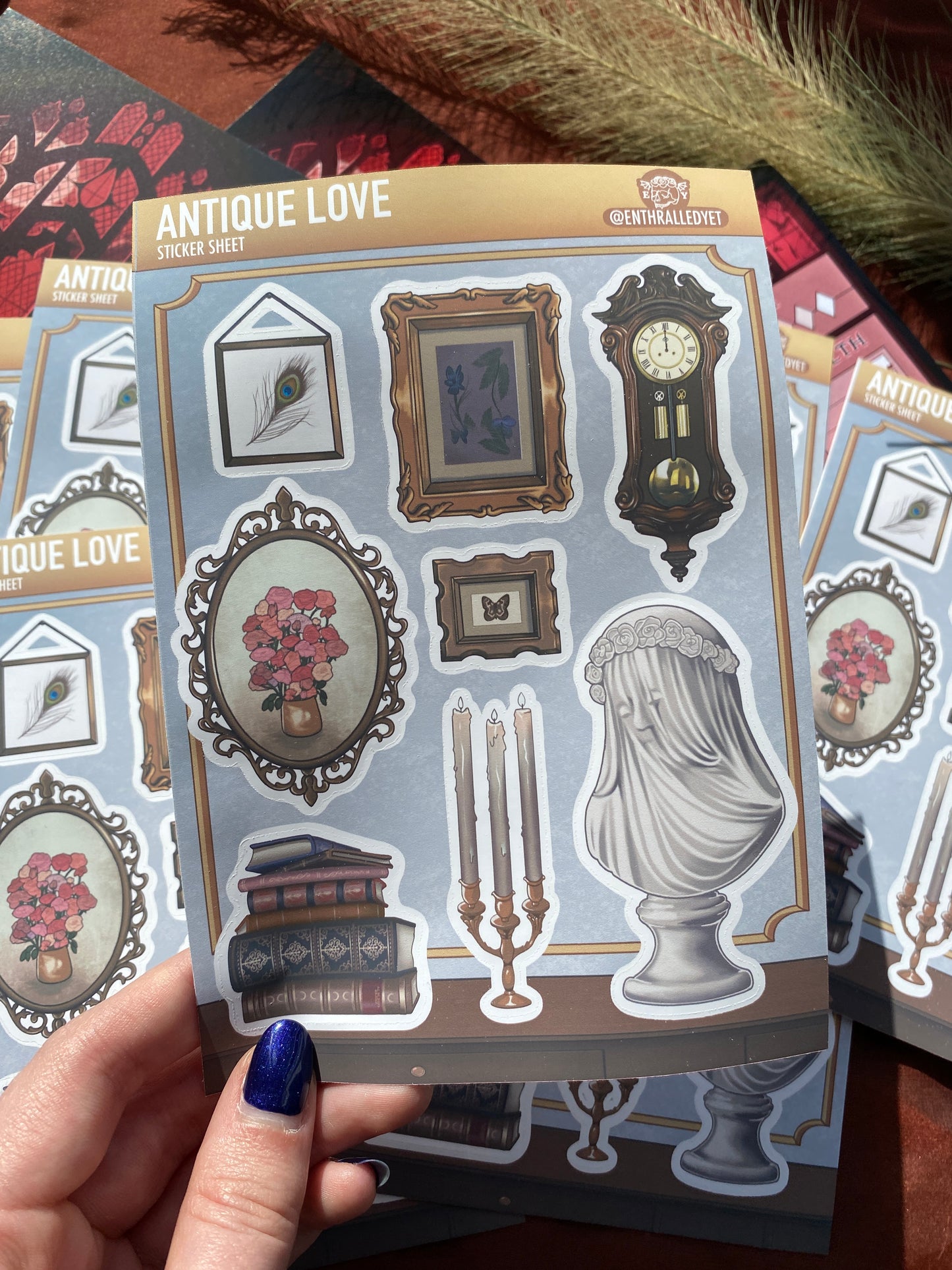 Antique Love - Sticker Sheet (Matte)