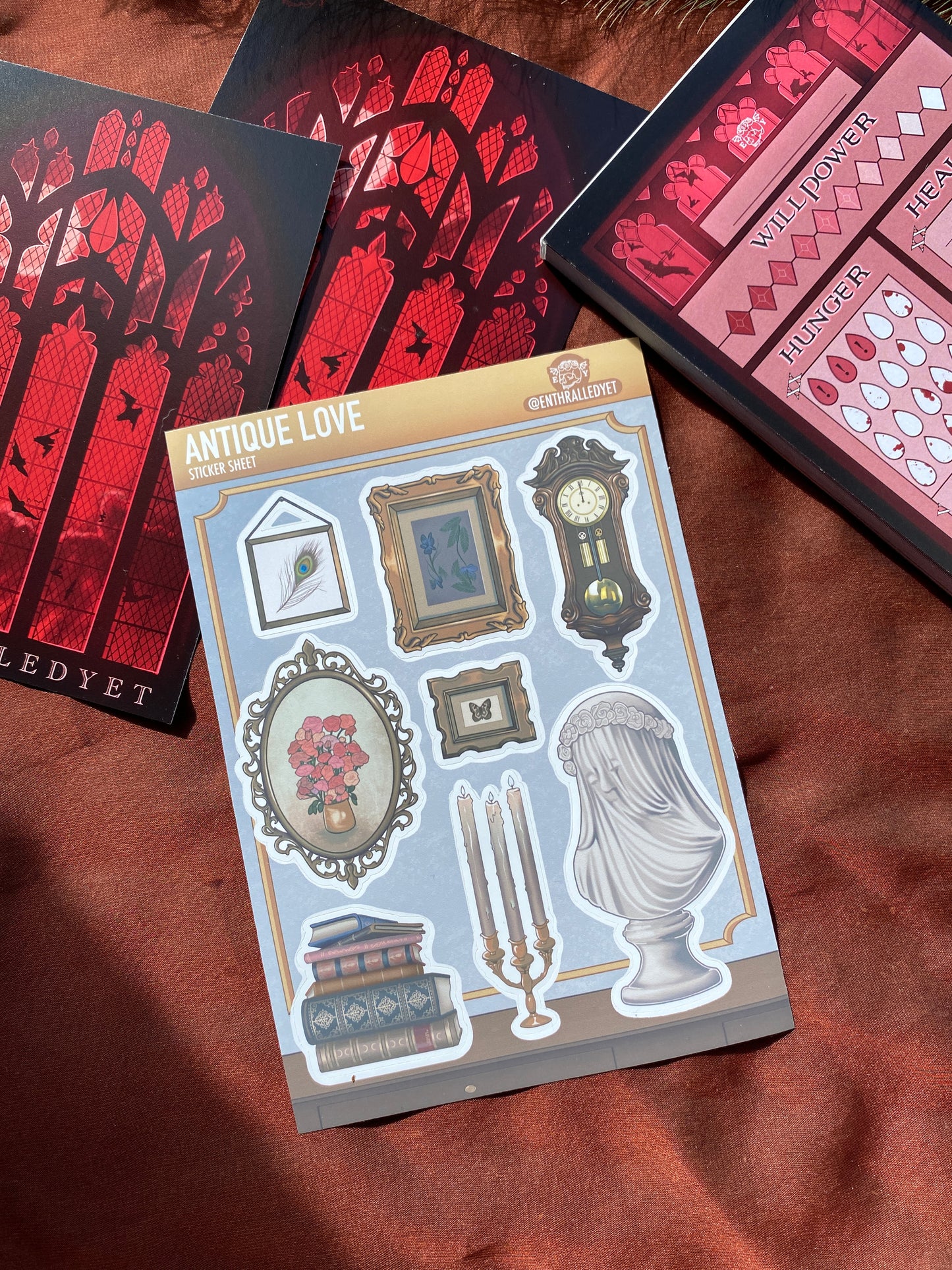Antique Love - Sticker Sheet (Matte)
