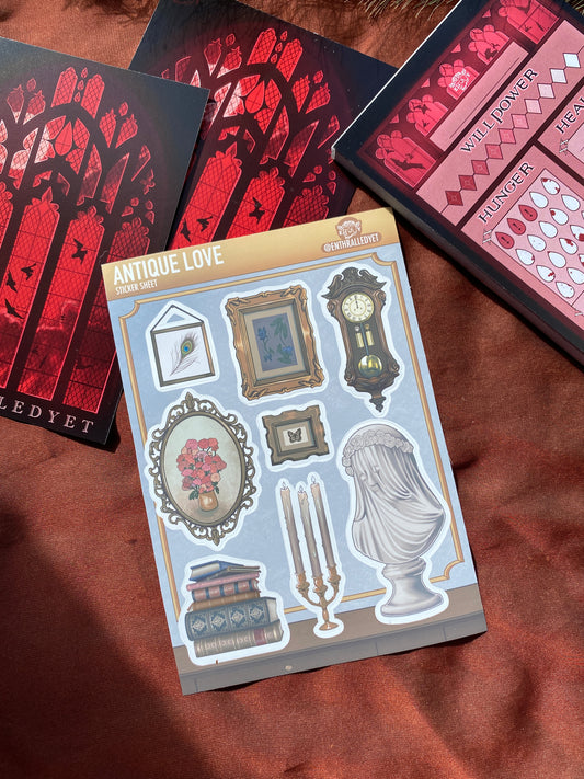 Antique Love - Sticker Sheet (Matte)