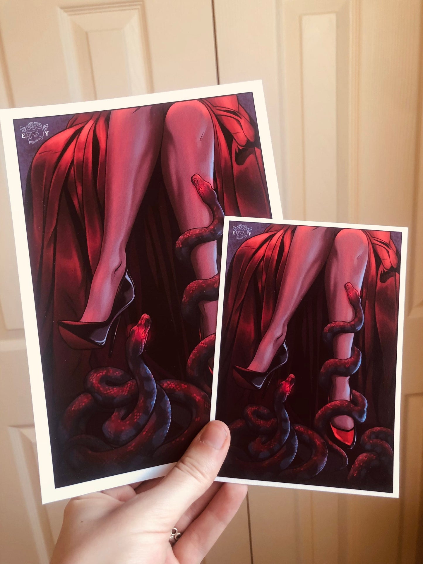 The Den RED [Limited Edition] - Gothic Print (Postcard / A5)