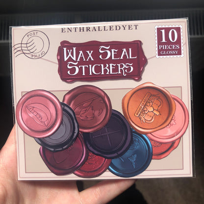 Wax Seal Sticker Pack (10 pieces)