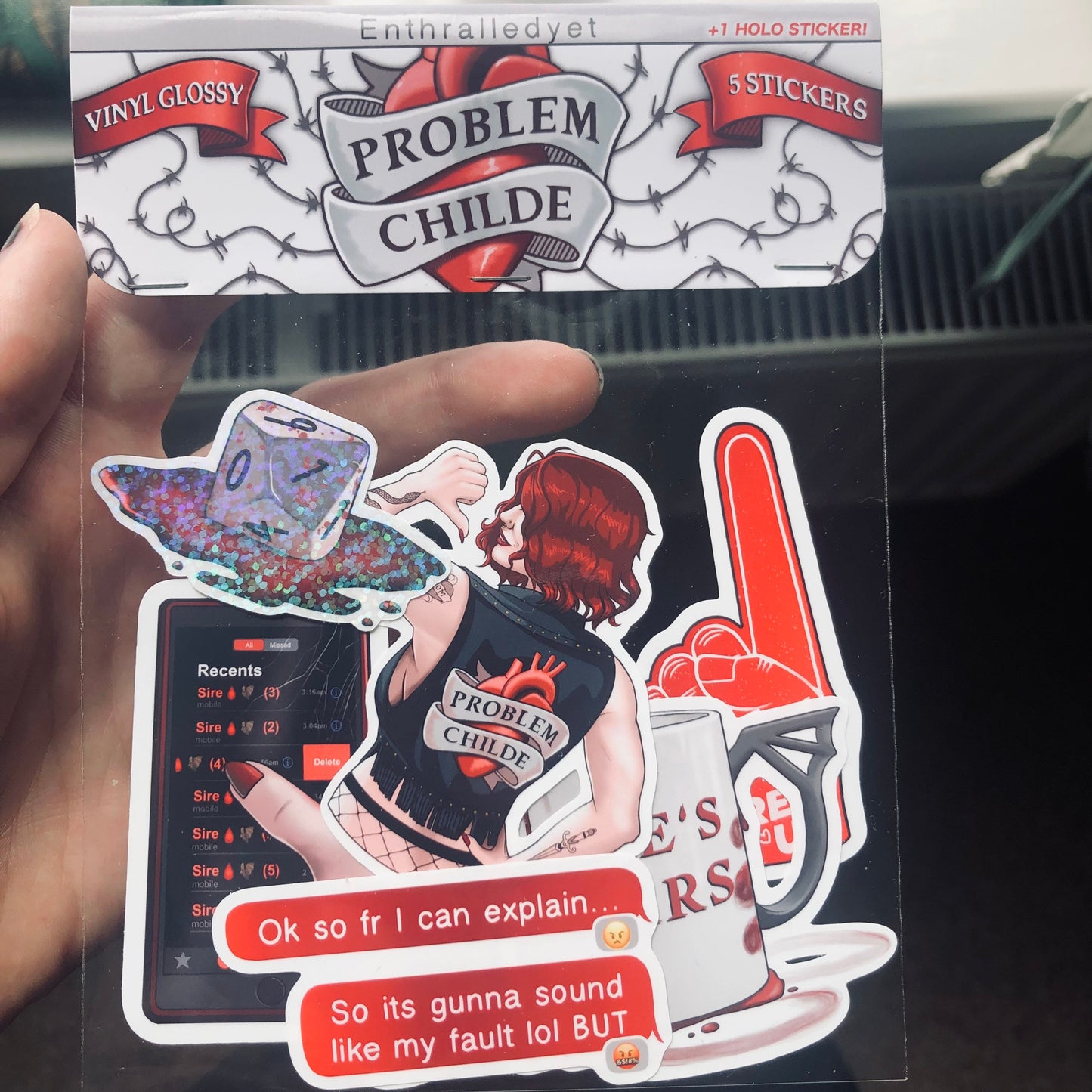 Number One Screw Up - Vampire Sticker