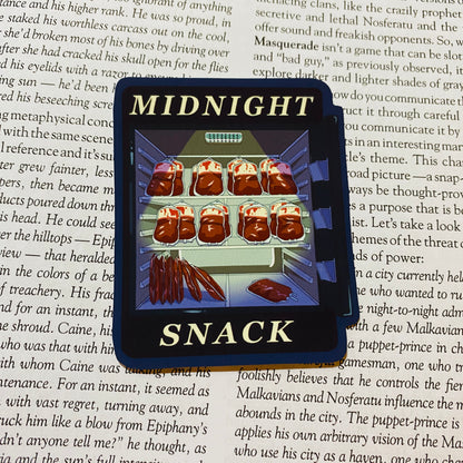 Midnight Snack - Vampire Sticker