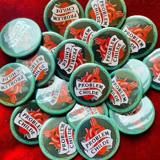 Problem Childe - Gothic Button Pin Badge