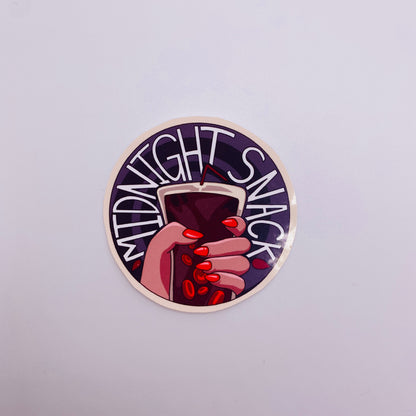 Midnight Snack - Vampire Sticker