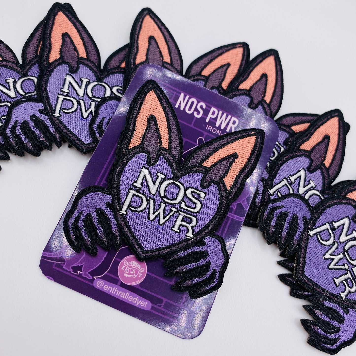 NOS PWR - Iron-On Patch