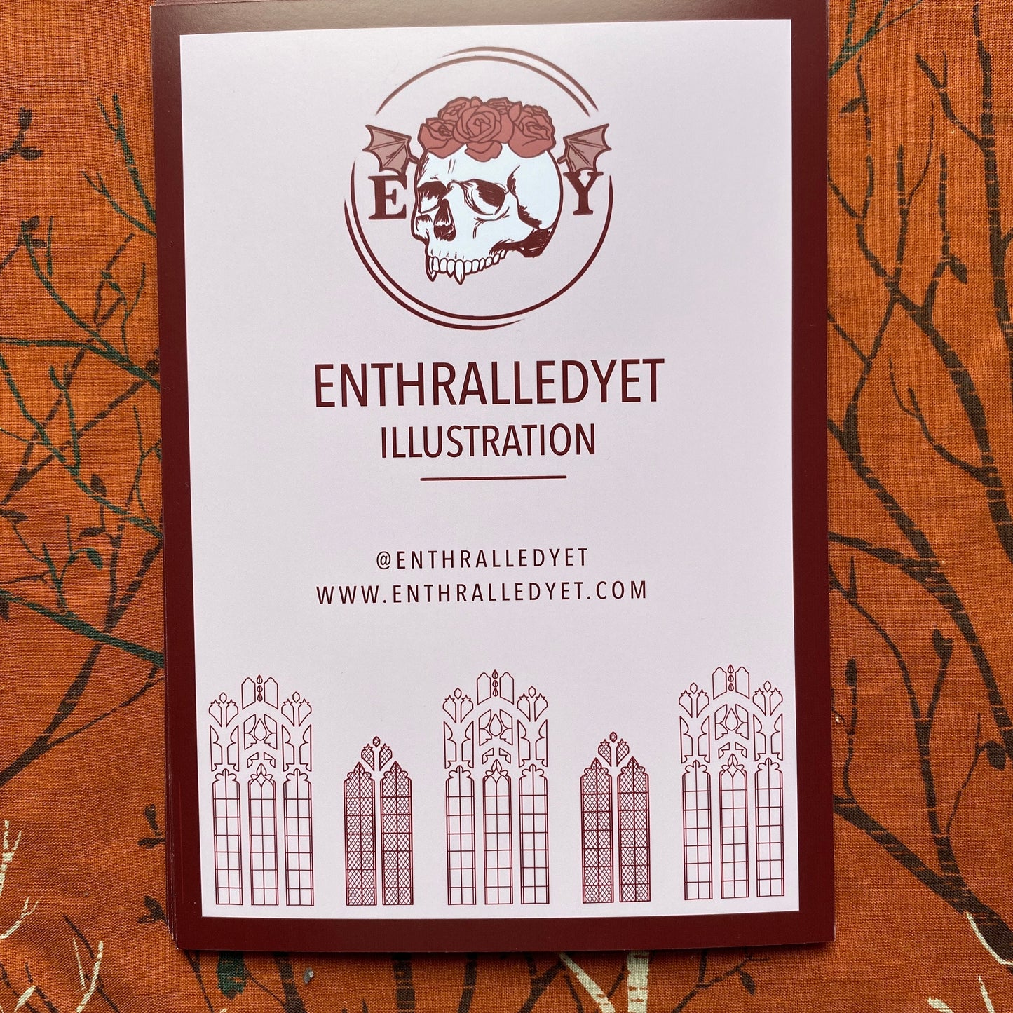 The Mischief RED [Limited Edition] - Gothic Print (Postcard / A5)