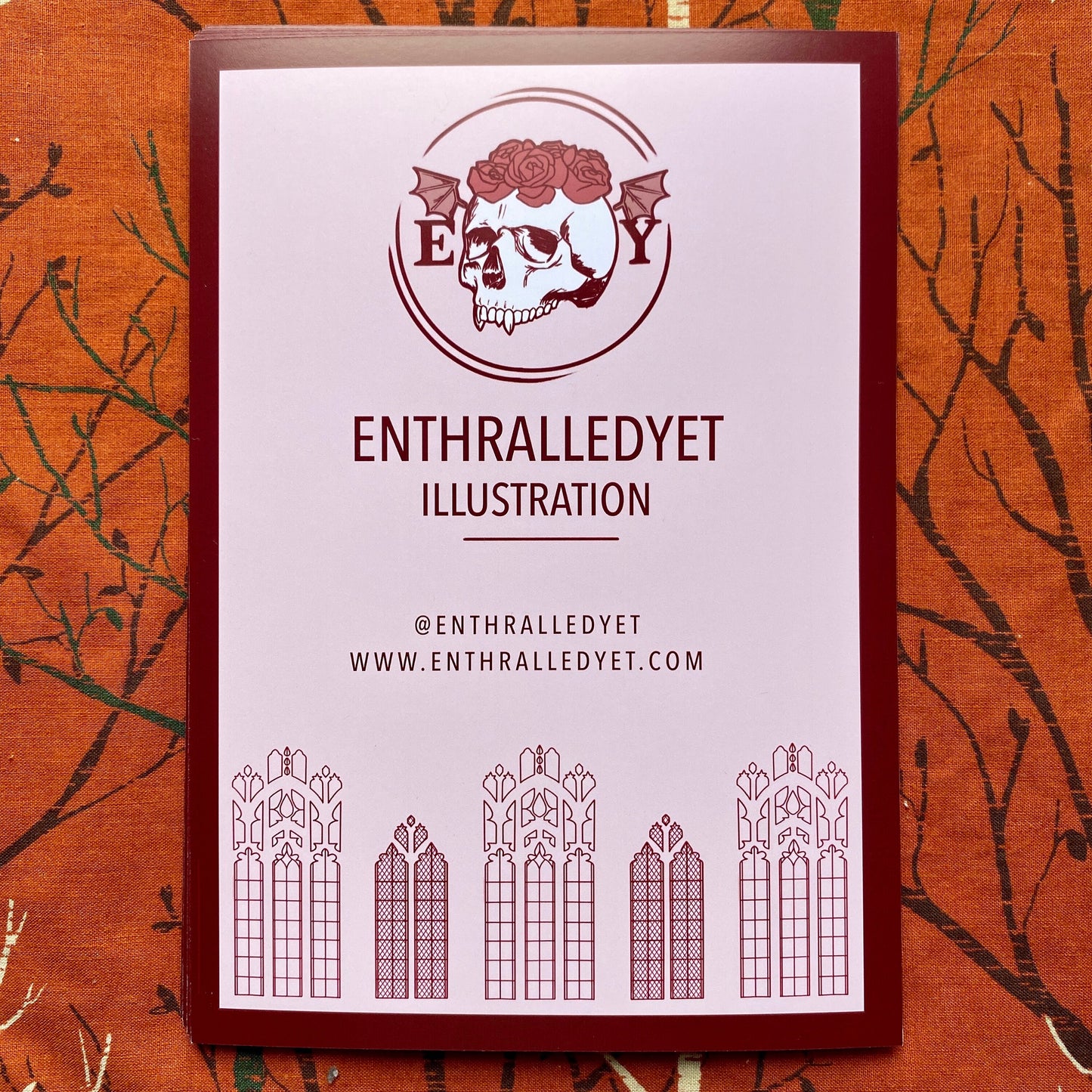 The Murder RED [Limited Edition] - Gothic Print (Postcard / A5)