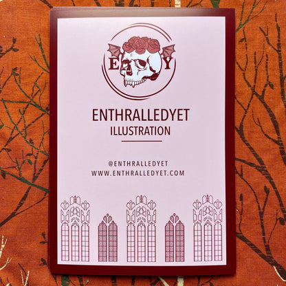 The Murder RED [Limited Edition] - Gothic Print (Postcard / A5)
