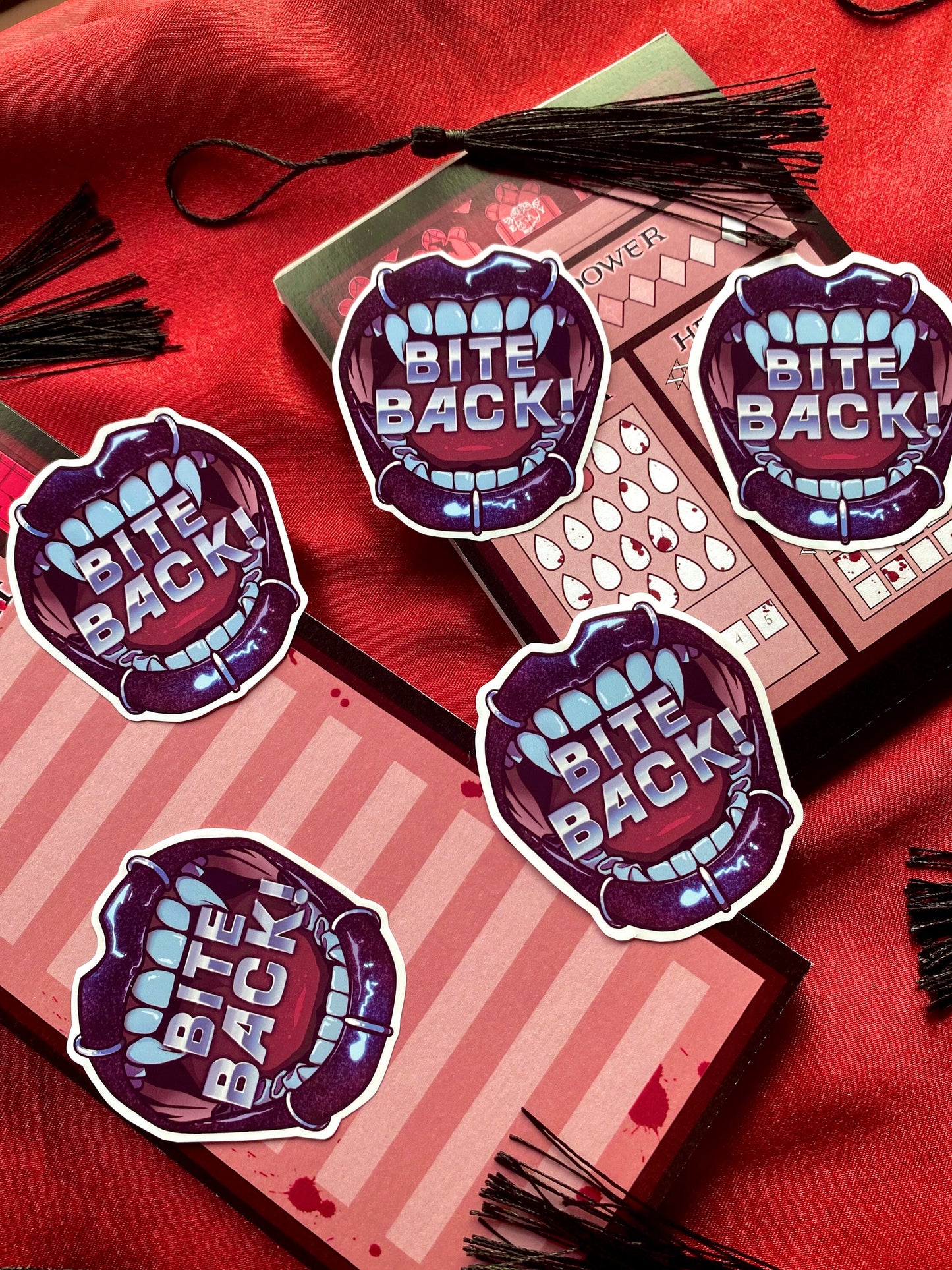 Bite Back! - Gothic Vampire Sticker