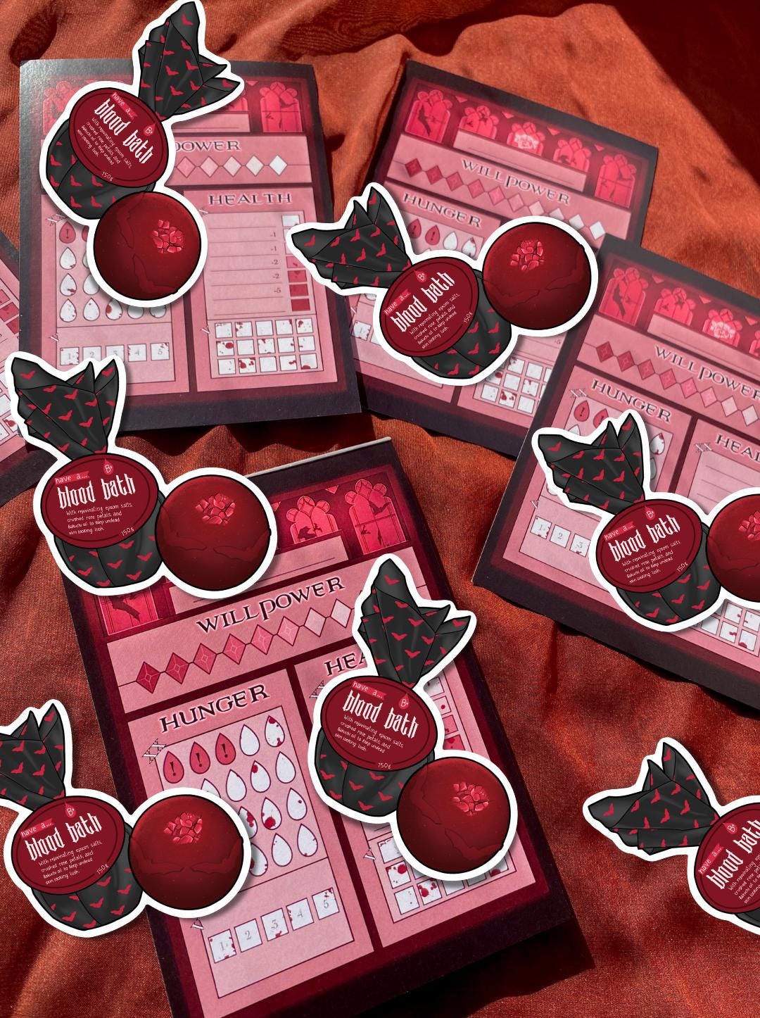 Bloodbath Bomb - Vampire Sticker
