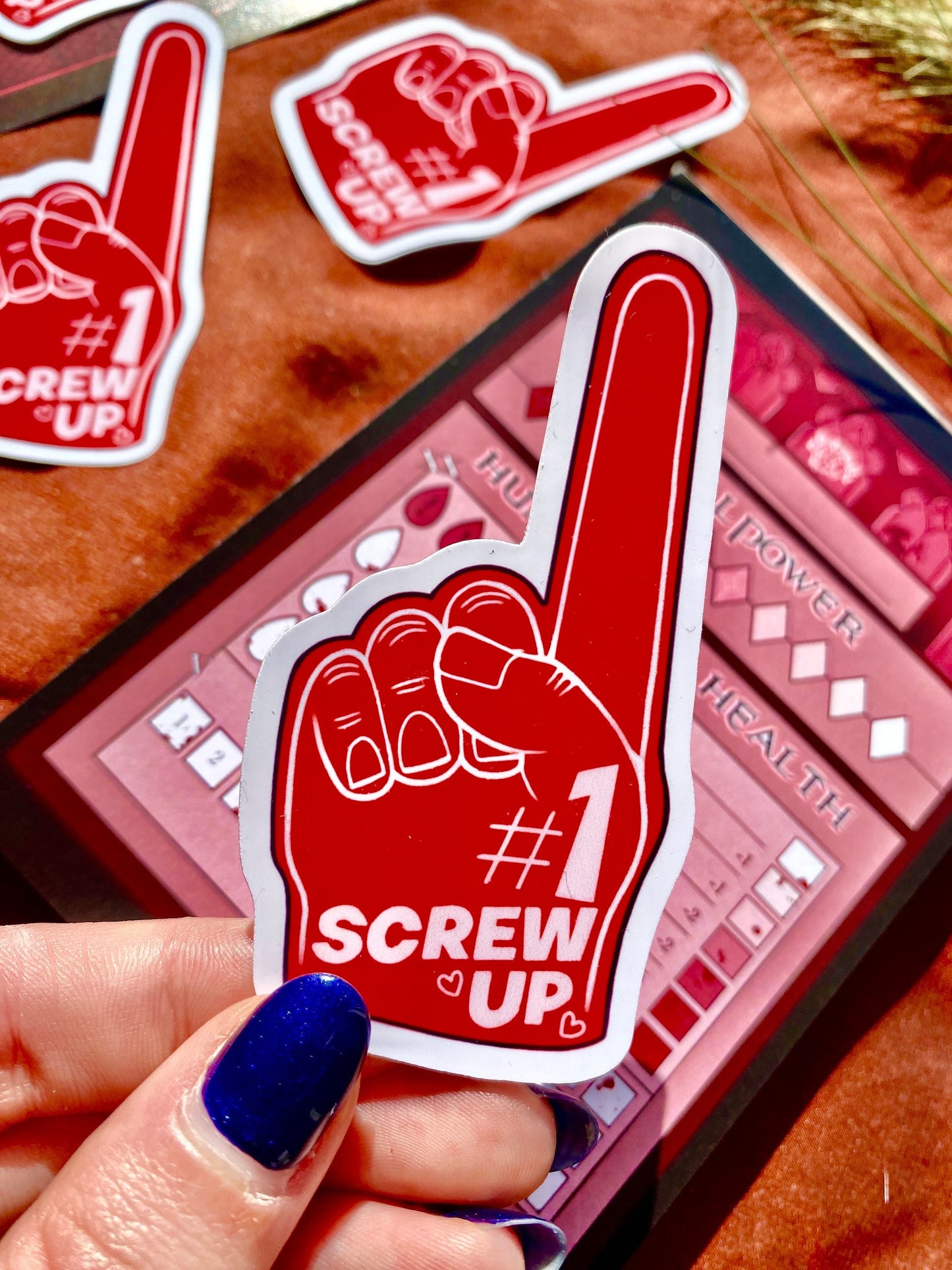 Number One Screw Up - Vampire Sticker