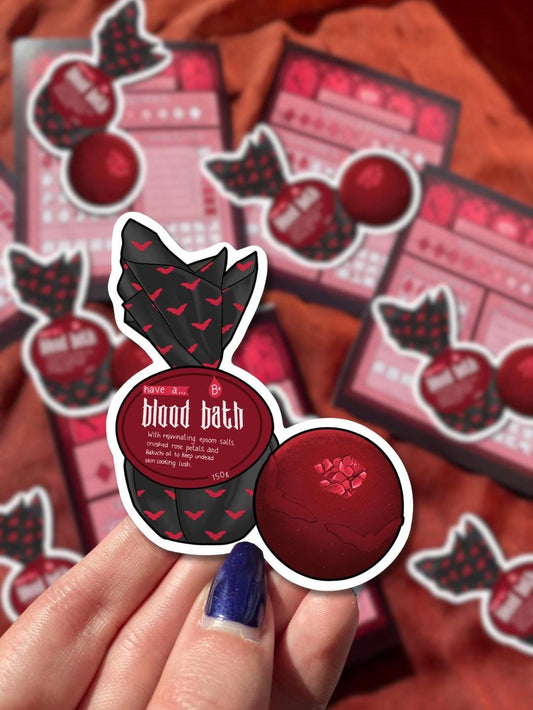 Bloodbath Bomb - Vampire Sticker