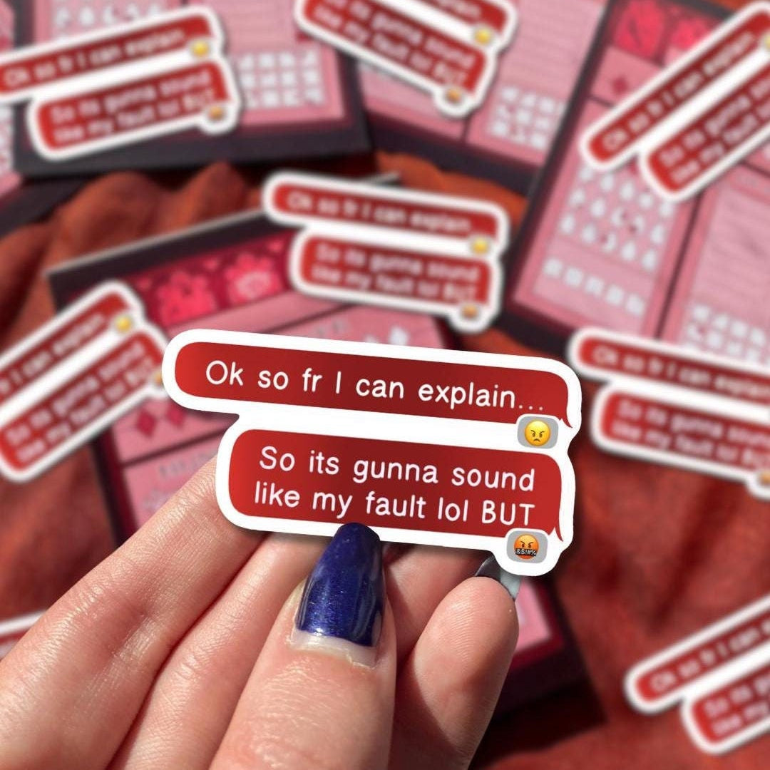 I Can Explain! - Vampire Sticker