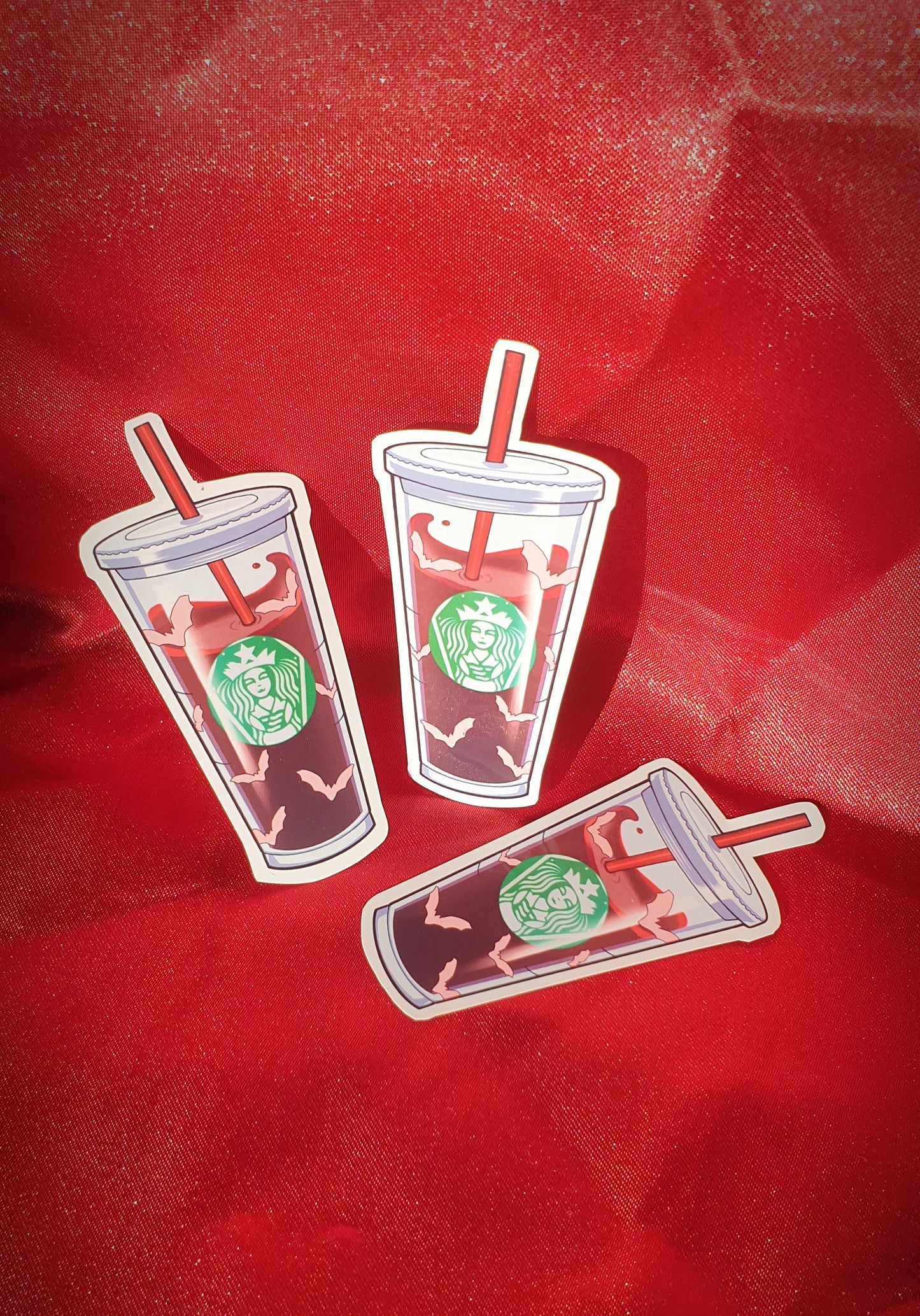 Starfangs Coffee - Vampire Sticker (Glossy)