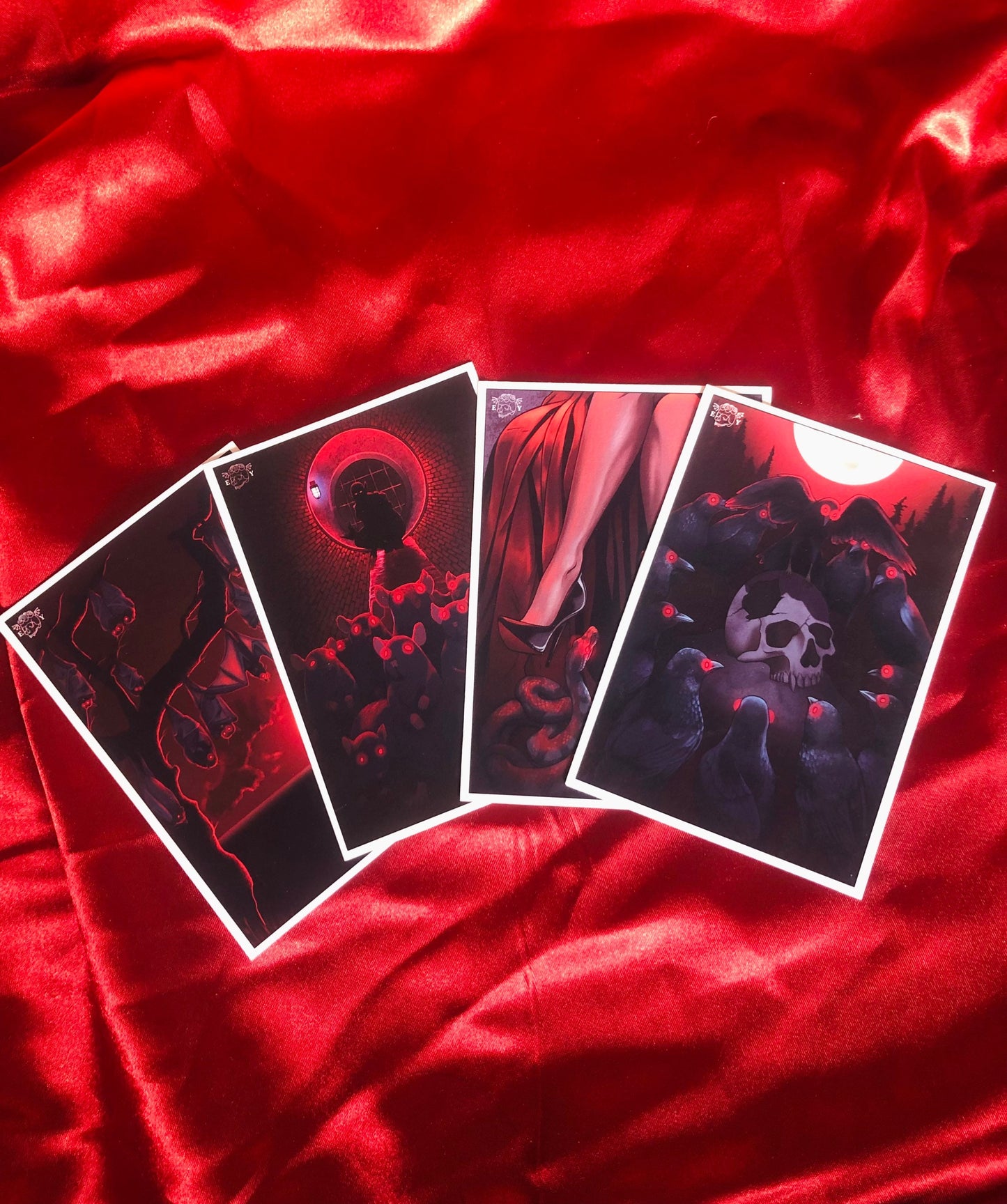 Blood Bound Beasts RED [Limited Edition] - Print Set (Large, A5)