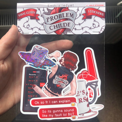 Problem Childe - Sticker Pack (6 pieces, Glossy)