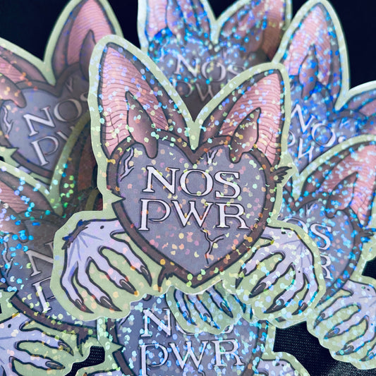 NOS PWR Sticker (Holographic)