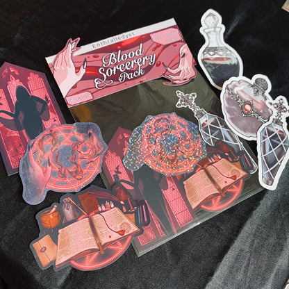 Blood Sorcery Sticker Pack - 4 pieces (Glossy)