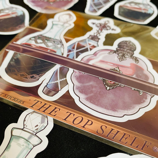 The Top Shelf - Sticker Pack (3 pieces, Clear)