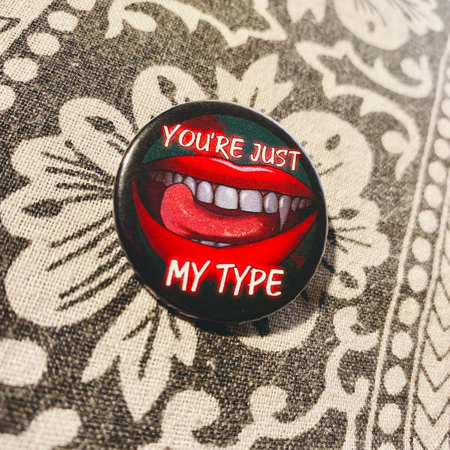Vampire Gothic Button Badges [COLLECTION OF 4]