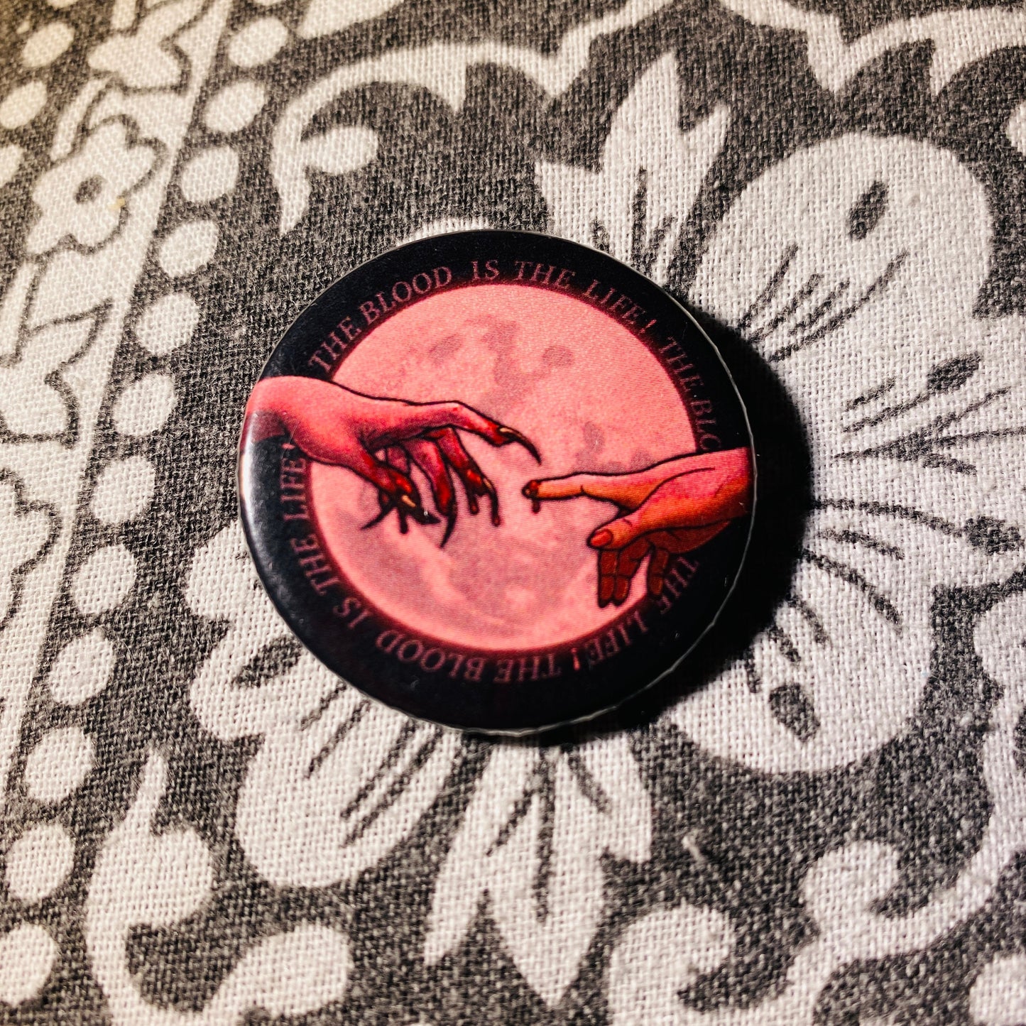 Vampire Gothic Button Badges [COLLECTION OF 4]