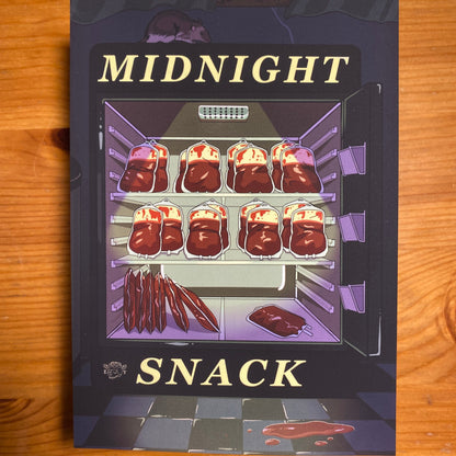 Midnight Snack - Vampire Print (A6 Postcard)