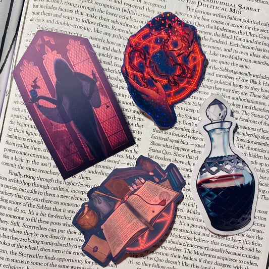 Blood Sorcery Sticker Pack - 4 pieces (Glossy)