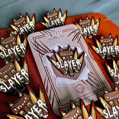 The Slayer - Gothic Enamel Pin