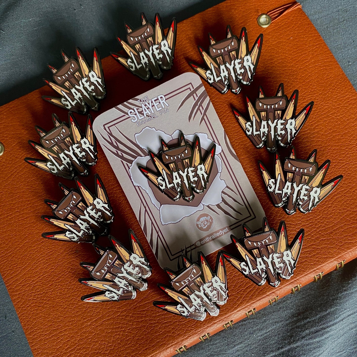 The Slayer - Gothic Enamel Pin