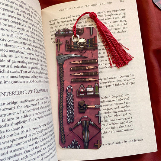 The Slayer - Monster Hunter Inspired Gothic Bookmark