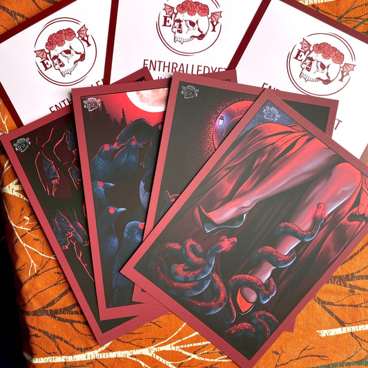 Blood Bound Beasts RED [Limited Edition] - Print Set (Large, A5)