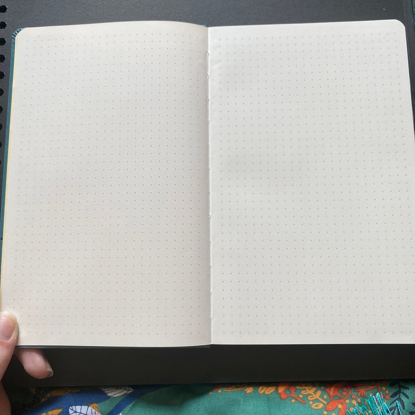 The Sanctum Leatherette Notebook (Limited Edition!) - 200 dotted pages, with matching bookmark