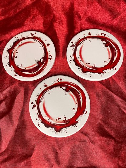 Bloodied Coaster - Ceramic/MDF Gothic Vampire Horror Coaster